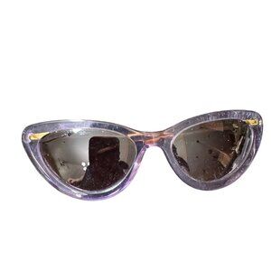 Derek Lamb Designer SUNGLASSES DORIS Purple Cat Eye
